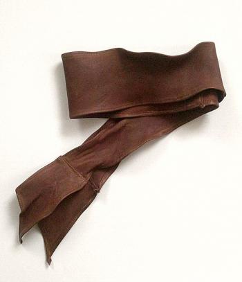 Image of Kelley knot tie belt- Tobacco leather